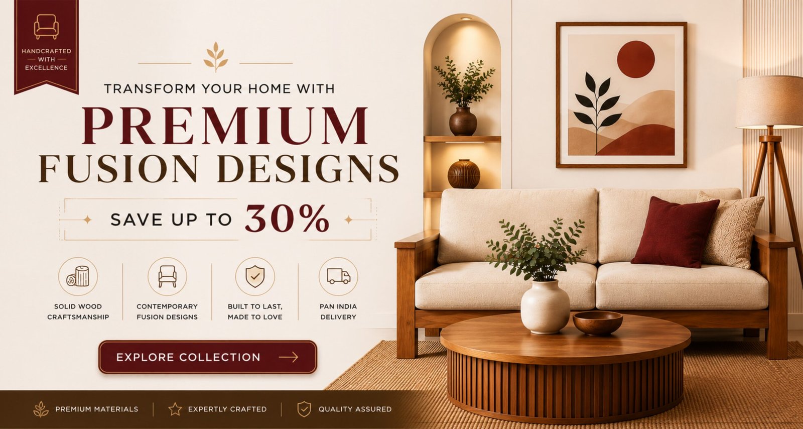 Luxury Crafted in Solid Wood