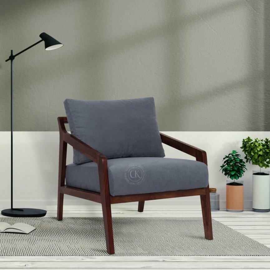 accent chair wooden