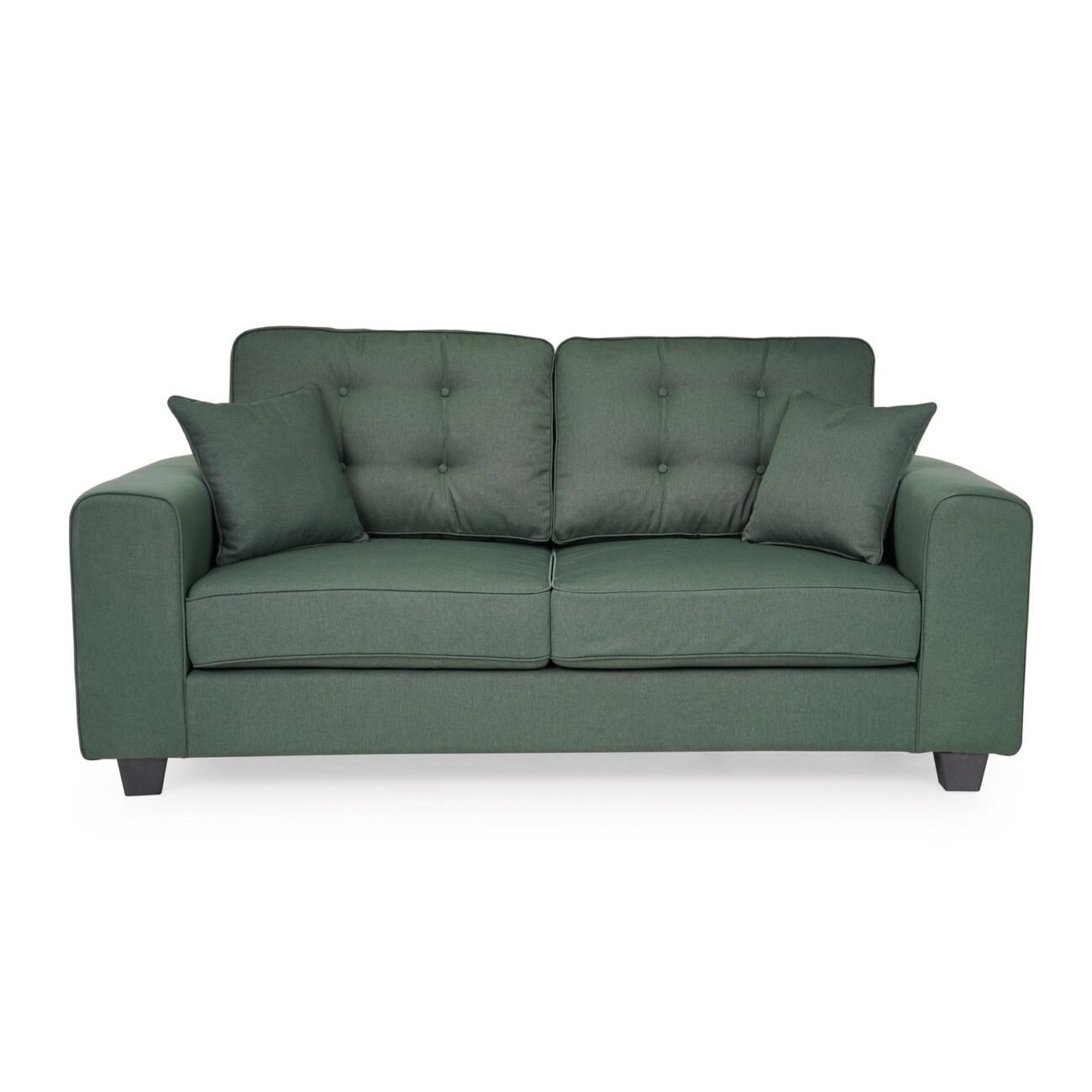 wooden 2 seater sofa