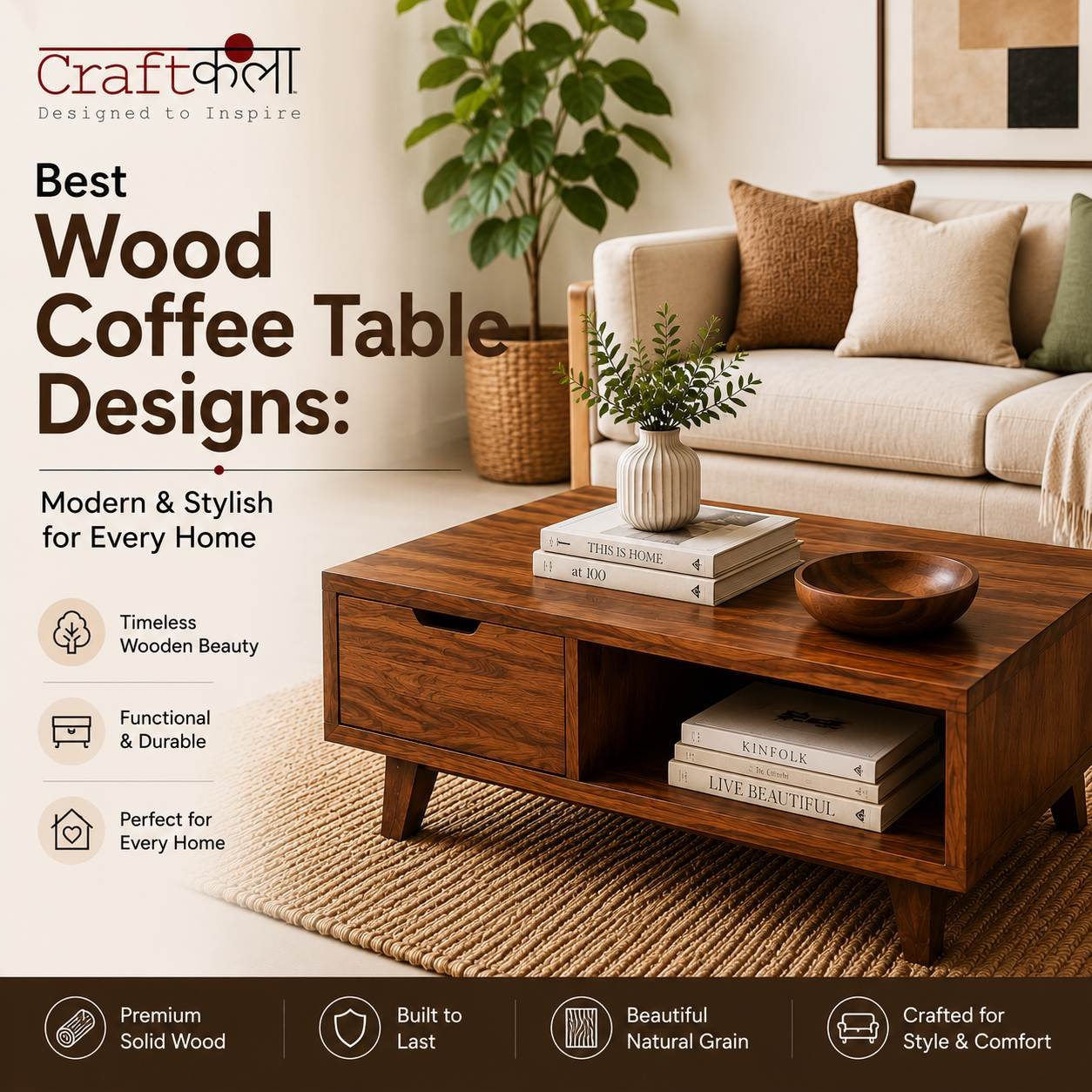 Best Wood Coffee Table Designs
