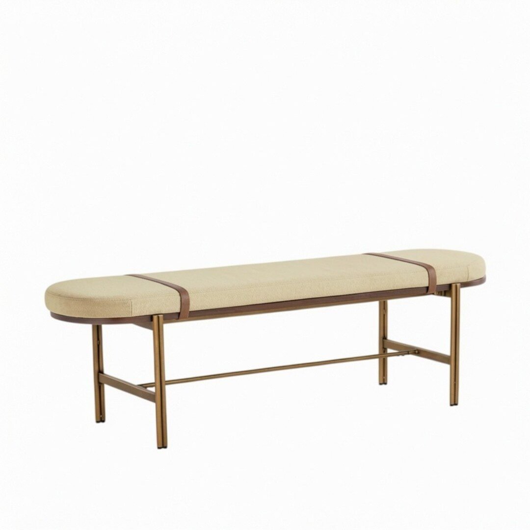 Regent-Strap-Bench-With-Metal-Legs-CK230_4
