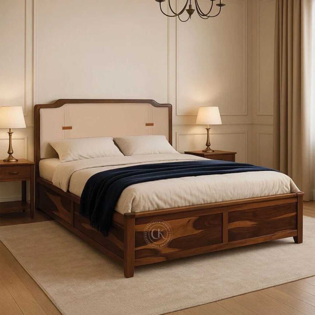 hydraulic bed with storage